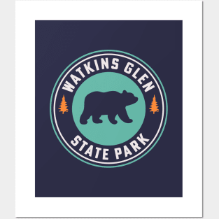 Watkins Glen State Park New York Finger Lakes Hiking Posters and Art